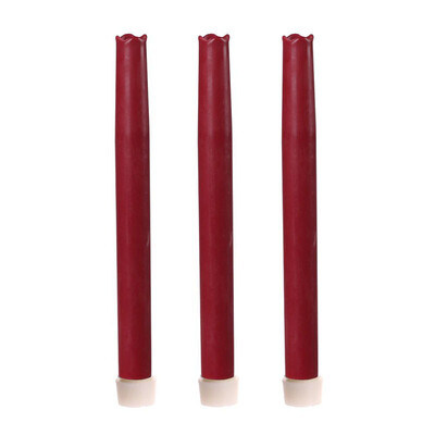 Home Impressions Battery Operated Smooth Flameless Real Wax Led Taper Candle with six Hour Timer9 Inchredpack of 3
Home Impressions Battery Operated Smooth Flameless Real Wax Led Taper Candle with six Hour Timer9 Inchredpack of 3