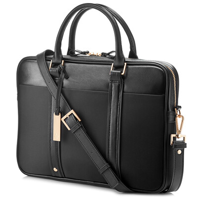 Hewlett-Packard (hp) 15.6-inch series of elite ladies laptop bag wear-resistant leather material hand bag shoulder bag black T7B38
Hewlett-Packard (hp) 15.6-inch series of elite ladies laptop bag wear-resistant leather material hand bag shoulder bag black T7B38