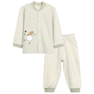 Xin Song baby jacquard color cotton cardigan suit newborn spring and autumn color cotton underwear jacket pants suit natural green lamb C283D80
Xin Song baby jacquard color cotton cardigan suit newborn spring and autumn color cotton underwear jacket pants suit natural green lamb C283D80