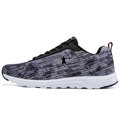 Jordan running shoes male shock absorber net light sports shoes XM1570227 black / white 42