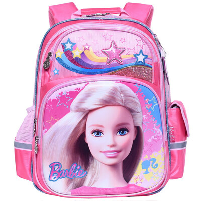 Barbie children's school bag primary school student bag female simple cartoon bag 1 - 4 grade backpack BB8112A pink
Barbie children's school bag primary school student bag female simple cartoon bag 1 - 4 grade backpack BB8112A pink