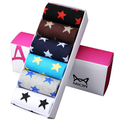 Cat MiiOW socks men in the tube cotton socks stars casual men socks 6 double gift box
Cat MiiOW socks men in the tube cotton socks stars casual men socks 6 double gift box