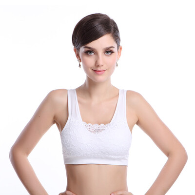Palang Duo No brackets Sports bra Braves Lace bra WX001 Comfort Shock Sport Lingerie White  17095 
Palang Duo No brackets Sports bra Braves Lace bra WX001 Comfort Shock Sport Lingerie White  17095