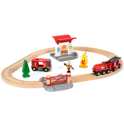 BRIO Swedish brand children&39s wood rail car train model train toy train set - sound&light rescue fire department rail set BROC33815
BRIO Swedish brand children&39s wood rail car train model train toy train set - sound&light rescue fire department rail set BROC33815