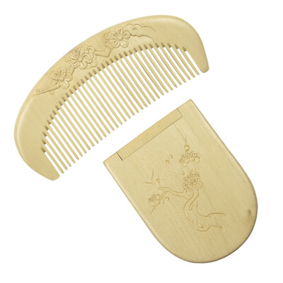 Palace Court carved half moon-shaped boxwood combs square mirror set birthday gift gift box packaging JY8-5
Palace Court carved half moon-shaped boxwood combs square mirror set birthday gift gift box packaging JY8-5