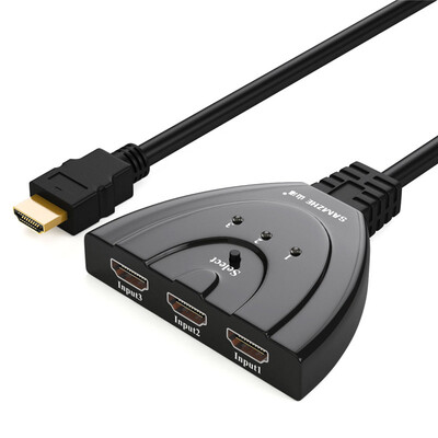 Shanze SAMZHE HV-613W HD HDMI switch line machine 05 meters three into a manual switch 3 into a high-definition video sharing support 1080P 3D
Shanze SAMZHE HV-613W HD HDMI switch line machine 05 meters three into a manual switch 3 into a high-definition video sharing support 1080P 3D