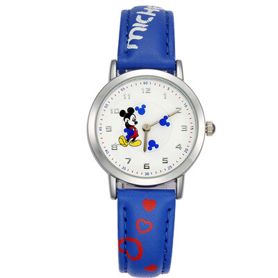 Disney (DISNEY) watch simple Mickey pink night girl girl quartz watch DC-54002P