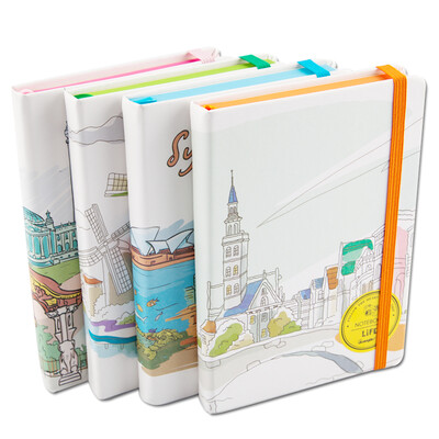 Guangbo GuangBo 36K120 leather leather notebook stationery notebook color design landscape random GBP36737
Guangbo GuangBo 36K120 leather leather notebook stationery notebook color design landscape random GBP36737