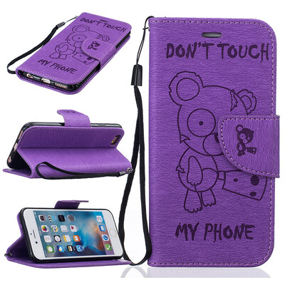 Purple Bear Style Embossing Classic Flip Cover with Stand Function and Credit Card Slot for IPHONE 6/6S
Purple Bear Style Embossing Classic Flip Cover with Stand Function and Credit Card Slot for IPHONE 6/6S