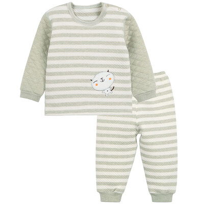 Xin Song baby color cotton warm side shoulder buckle suit newborn baby autumn and winter warm color cotton underwear shirt pants suit natural green kitten D068D80
Xin Song baby color cotton warm side shoulder buckle suit newborn baby autumn and winter warm color cotton underwear shirt pants suit natural green kitten D068D80