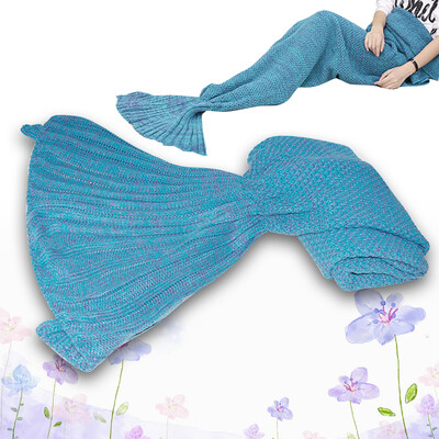 Mermaid Tail Blanket Super Soft Sleeping Bed Handmade Crochet Anti-Pilling Portable Blanket 820015
Mermaid Tail Blanket Super Soft Sleeping Bed Handmade Crochet Anti-Pilling Portable Blanket 820015