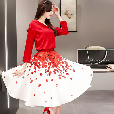 Milano MILANYIN Women&39s 2017 spring fashion suit Peng Peng dress long long-sleeved Korean printing two-piece ML036 red
Milano MILANYIN Women&39s 2017 spring fashion suit Peng Peng dress long long-sleeved Korean printing two-piece ML036 red