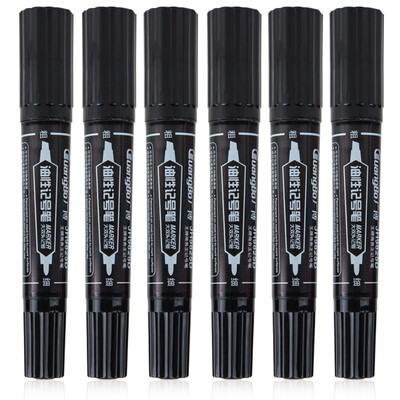GuangBo 10 sets of large double-use dual-use oily marker pen quick-drying logistics pen black JH9825D
GuangBo 10 sets of large double-use dual-use oily marker pen quick-drying logistics pen black JH9825D