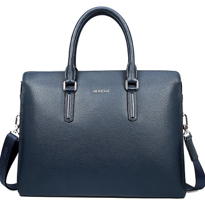 Scarecrow (MEXICAN) first layer of leather briefcase business men's handbag simple Messenger bag shoulder bag casual men's fashion computer bag MZU50393M-02 blue
Scarecrow (MEXICAN) first layer of leather briefcase business men's handbag simple Messenger bag shoulder bag casual men's fashion computer bag MZU50393M-02 blue