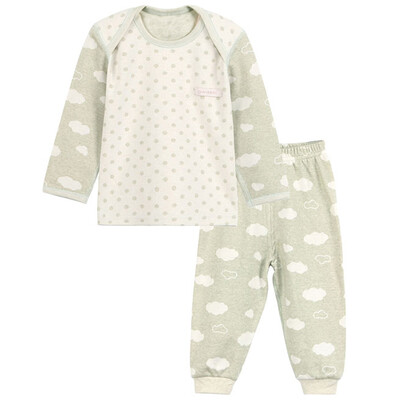 Xin Song baby jacquard color cotton envelope collar suit newborn spring&autumn color cotton underwear jacket pants suit natural green cloud Duo point C296D66
Xin Song baby jacquard color cotton envelope collar suit newborn spring&autumn color cotton underwear jacket pants suit natural green cloud Duo point C296D66