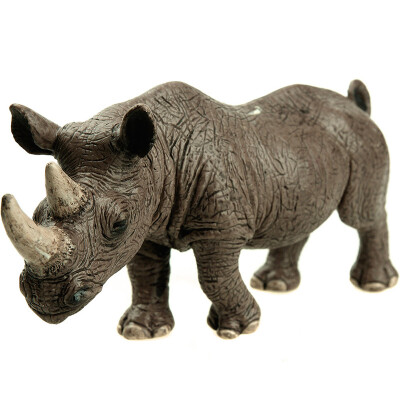 

Si Le Schleich Немецкий бренд игрушки ручной работы цвет краски дикий животное моделирование модели животных 3-летние дети головоломки ранние учебные пособия - носорог SCHC14743