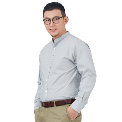 Dave hill long sleeved shirt male 2017 spring self-made new stand-up high-count yarn pure color business shirt DH0911KS01GY41 gray 41
Dave hill long sleeved shirt male 2017 spring self-made new stand-up high-count yarn pure color business shirt DH0911KS01GY41 gray 41