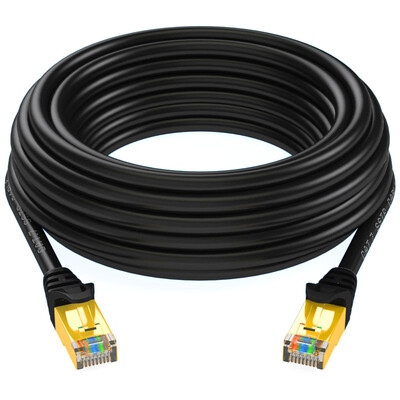 Shanze (SAMZHE) CAT-705H Engineering Class 7 CAT7 Class Copper Plating Double Shield High Speed Network Jumper 7 Type Finished Cable Network Cable Black 5 m
Shanze (SAMZHE) CAT-705H Engineering Class 7 CAT7 Class Copper Plating Double Shield High Speed Network Jumper 7 Type Finished Cable Network Cable Black 5 m