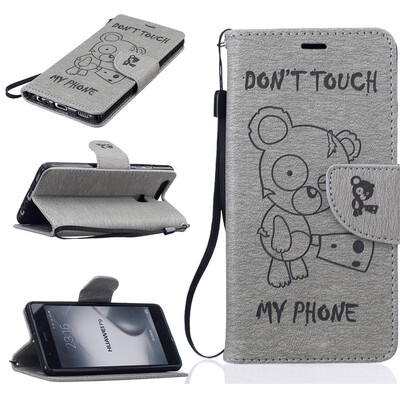 Gray Bear Embossed PU Leather Wallet Case Classic Flip Cover with Stand Function and Credit Card Slot for HUAWEI P9
Gray Bear Embossed PU Leather Wallet Case Classic Flip Cover with Stand Function and Credit Card Slot for HUAWEI P9