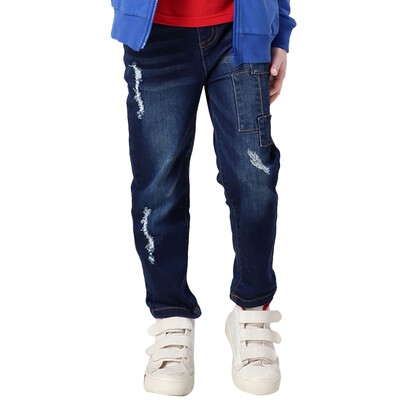Xin Song boy personality hole jeans in the big children spring and autumn cowboy casual trousers trousers E060B 120/56
Xin Song boy personality hole jeans in the big children spring and autumn cowboy casual trousers trousers E060B 120/56
