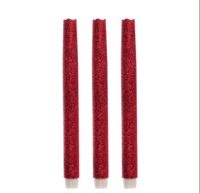Home Impressions Battery Operated Smooth Flameless Real Wax Led Taper Candle with six Hour Timer,9 Inch,red,pack of 3
Home Impressions Battery Operated Smooth Flameless Real Wax Led Taper Candle with six Hour Timer,9 Inch,red,pack of 3
