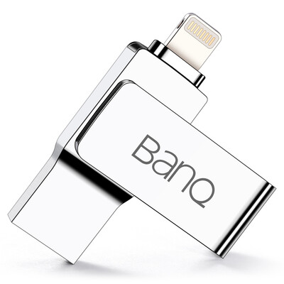 banq A60 32G Apple mobile phone U disk Apple official MFI authorized certification iPhone iPad dual interface mobile phone dual-use mini U disk snow silver
banq A60 32G Apple mobile phone U disk Apple official MFI authorized certification iPhone iPad dual interface mobile phone dual-use mini U disk snow silver