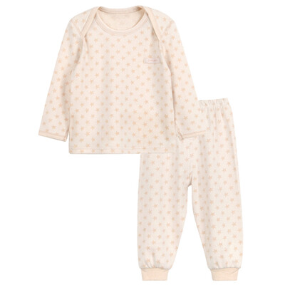 Xin Song baby jacquard color cotton envelope collar suit newborn spring and autumn color cotton underwear shirt pants suit shallow card its C294D90
Xin Song baby jacquard color cotton envelope collar suit newborn spring and autumn color cotton underwear shirt pants suit shallow card its C294D90