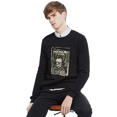 Antarctic sweater men fashion round neck tide male cartoon print cotton casual men long sleeve sweater NJR816 black L
Antarctic sweater men fashion round neck tide male cartoon print cotton casual men long sleeve sweater NJR816 black L
