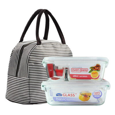 Lokchu buckle separate glass crisper two-piece microwave oven lunch box lunch box lunch box LLG861C separate type LLG861 gift England grid package 840 950ml
Lokchu buckle separate glass crisper two-piece microwave oven lunch box lunch box lunch box LLG861C separate type LLG861 gift England grid package 840 950ml