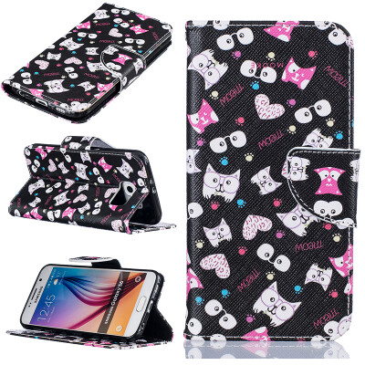 Black cat Design PU Leather Flip Cover Wallet Card Holder Case for SAMSUNG GALAXY S6
Black cat Design PU Leather Flip Cover Wallet Card Holder Case for SAMSUNG GALAXY S6