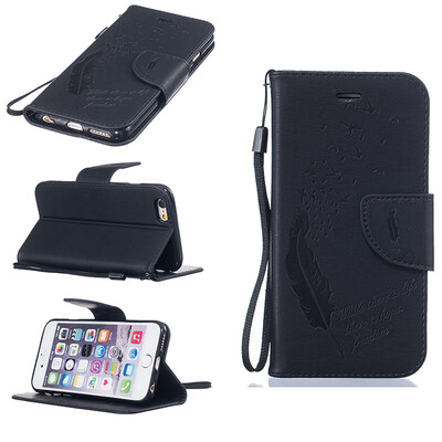 Black Feathers and birds Style Embossing Classic Flip Cover with Stand Function and Credit Card Slot for IPHONE 6/6S 
Black Feathers and birds Style Embossing Classic Flip Cover with Stand Function and Credit Card Slot for IPHONE 6/6S