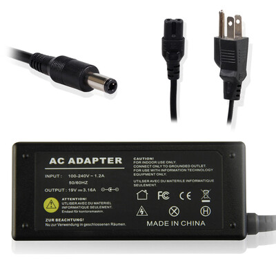 US Plug 19V 3.16A 60W 2 Pin Laptop Charger Power Supply AC Adapter for Samsung 630 GS6000 carregador protatil
US Plug 19V 3.16A 60W 2 Pin Laptop Charger Power Supply AC Adapter for Samsung 630 GS6000 carregador protatil