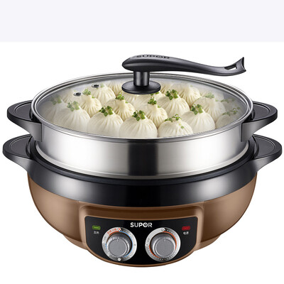 Supor SUPOR multi-function electric steamer electric baking pan grill JJ34D802-180 multi-purpose pot 6L
Supor SUPOR multi-function electric steamer electric baking pan grill JJ34D802-180 multi-purpose pot 6L