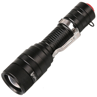 Flashlight (supfire) L6 light flashlight import XML2 (T6) high lumens 26650 lithium battery high-power battery compatibility 18650 battery waterproof long-range charge outdoor self-defense
Flashlight (supfire) L6 light flashlight import XML2 (T6) high lumens 26650 lithium battery high-power battery compatibility 18650 battery waterproof long-range charge outdoor self-defense
