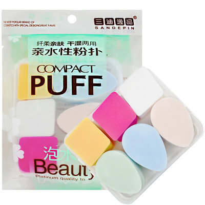 Three Di Yi powder puff polyamine puff 6 sets hydrophilic puffs wet&dry dual-use box makeup makeup
Three Di Yi powder puff polyamine puff 6 sets hydrophilic puffs wet&dry dual-use box makeup makeup