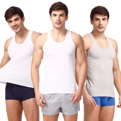 Antarctic Vest Men&39s Ribbed Sleeveless Vest Casual Tulips 3 pieces of white&white gray hairs XXXL 185110
Antarctic Vest Men&39s Ribbed Sleeveless Vest Casual Tulips 3 pieces of white&white gray hairs XXXL 185110