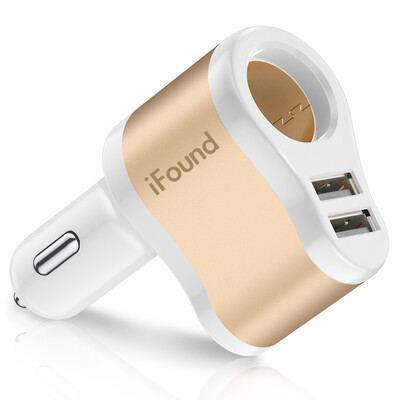 Founder ifound car charger car charger cigarette lighter FZ-16 gold 31A dual USB one drag two with cigarette
Founder ifound car charger car charger cigarette lighter FZ-16 gold 31A dual USB one drag two with cigarette