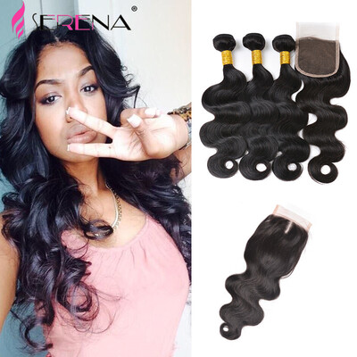 Queen Hair Brazilian Body Wave 3 Bundles with Closure Tissage 7A Grade Virgin Unprocessed Human Hair Bundles with Lace Closure
Queen Hair Brazilian Body Wave 3 Bundles with Closure Tissage 7A Grade Virgin Unprocessed Human Hair Bundles with Lace Closure