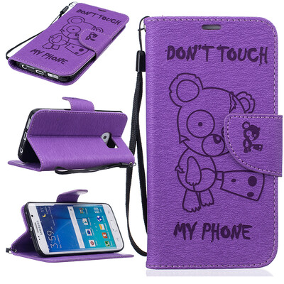Purple Bear Style Embossing Classic Flip Cover with Stand Function and Credit Card Slot for SAMSUNG GALAXY S6 Edge
Purple Bear Style Embossing Classic Flip Cover with Stand Function and Credit Card Slot for SAMSUNG GALAXY S6 Edge