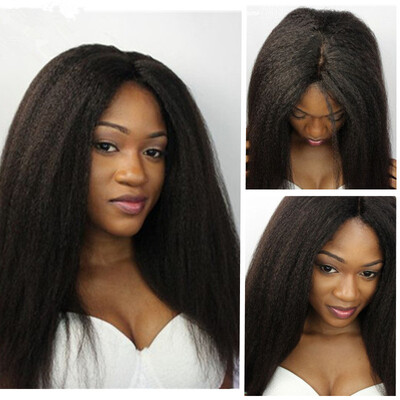 Brazilian Kinky Straight Full Lace Human Hair Wigs for Black Women Italian Yaki Full Lace Wigs with Baby Hair
Brazilian Kinky Straight Full Lace Human Hair Wigs for Black Women Italian Yaki Full Lace Wigs with Baby Hair