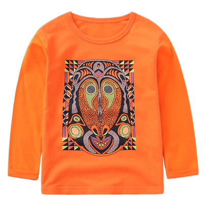 Parents (KIDS MAM & DAD) children's round neck long sleeve T-shirt boy printing primer shirt boy shirt 52894 orange 150
Parents (KIDS MAM & DAD) children's round neck long sleeve T-shirt boy printing primer shirt boy shirt 52894 orange 150
