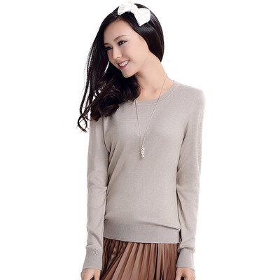 MAZOE simple multi-color short section round neck collar knitted bottom sweater M3028 camel
MAZOE simple multi-color short section round neck collar knitted bottom sweater M3028 camel