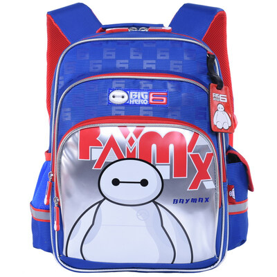 Disney (Disney) белый ребенок сумка легкая мультфильм сумка для двоих младшая школа школьная сумка IB0020B цвет синий