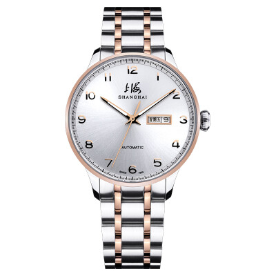 Shanghai (SHANGHAI) watches business leisure series double calendar automatic mechanical male watch SH3013R-1
Shanghai (SHANGHAI) watches business leisure series double calendar automatic mechanical male watch SH3013R-1
