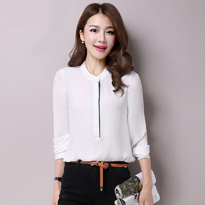 A pond morning 2017 spring and summer simple long-sleeved shirt female wild fashion loose jacket S62J0001A7M white M
A pond morning 2017 spring and summer simple long-sleeved shirt female wild fashion loose jacket S62J0001A7M white M