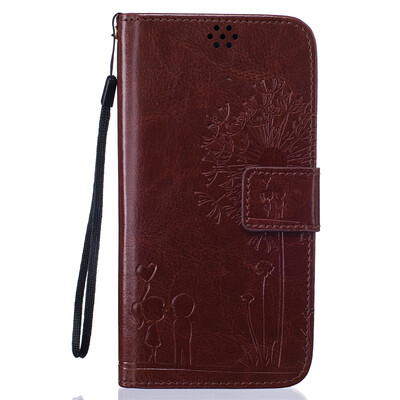 Brown Lovers and Dandelion Style Embossing Classic Flip Cover with Stand Function and Credit Card Slot for LG G5
Brown Lovers and Dandelion Style Embossing Classic Flip Cover with Stand Function and Credit Card Slot for LG G5