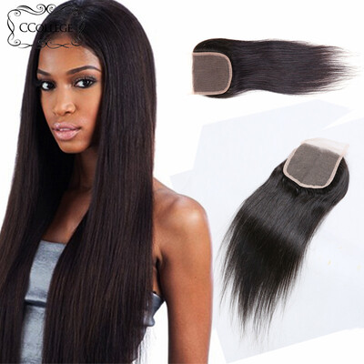 CCollege Hair Products 8A Indian Virgin Hair Lace Closure Straight 100% Human Hair Top Closure Hair "4*4" Middle/Free Part
CCollege Hair Products 8A Indian Virgin Hair Lace Closure Straight 100% Human Hair Top Closure Hair "4*4" Middle/Free Part