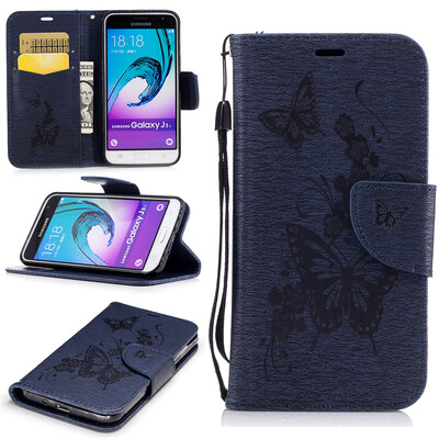 Deep Blue Butterfly Style Чеканка Классическая флип-обложка с функцией подставки и слотом для кредитных карт для Samsung Galaxy J3 2016/J310
Deep Blue Butterfly Style Чеканка Классическая флип-обложка с функцией подставки и слотом для кредитных карт для Samsung Galaxy J3 2016/J310