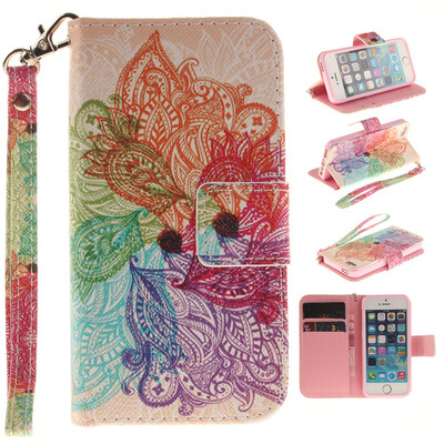 Colorful flowers Design PU Leather Flip Cover Wallet Card Holder Case for IPHONE 5/5S/5SE
Colorful flowers Design PU Leather Flip Cover Wallet Card Holder Case for IPHONE 5/5S/5SE