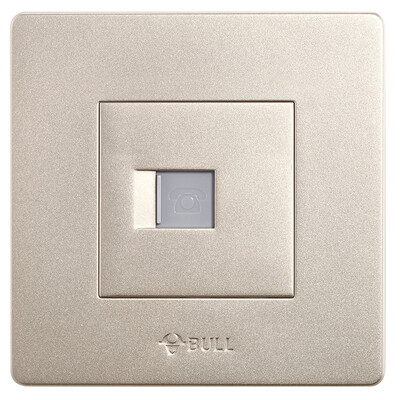 Bull BULL switch socket G07 series two speakers socket audio audio type 86 panel G07T106 U6 champagne gold 
Bull BULL switch socket G07 series two speakers socket audio audio type 86 panel G07T106 U6 champagne gold